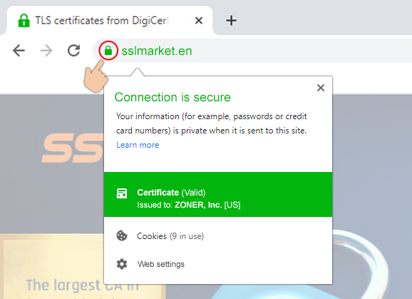 EV certificates - Extended Validation
