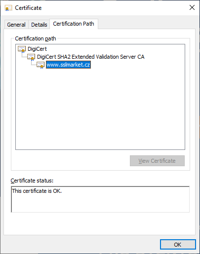 TLS certificate chain